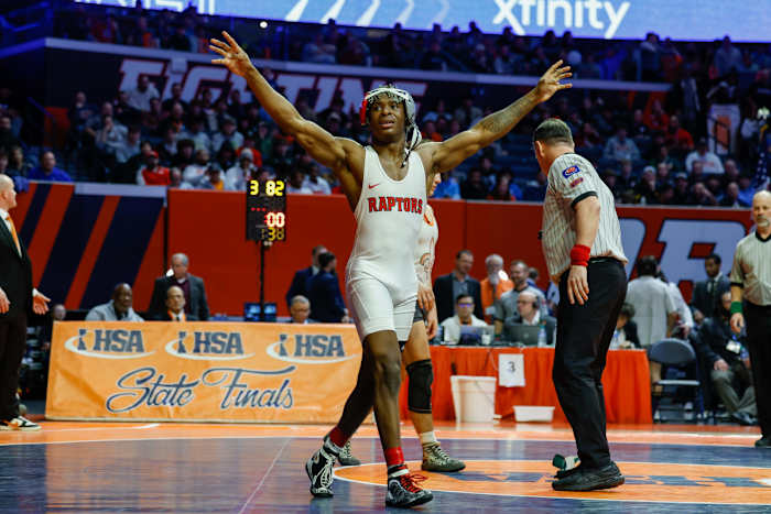 Illinois state wrestling championships February 18 2023 Nate Latsch 15444